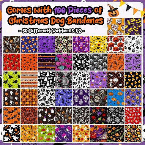 Paterr 100 قطعة كلب Bandanas Bulk St. Patrick's Day Pet Clanskerchief Shamrocks Soft Triangle Pibs لطيف kerchief ملحق وشاح للحيوانات الألي in Kuwait