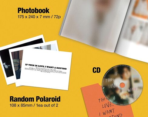 valueflag البنتاغون كينو إذا كان هذا هو الحب. أريد استرداد الأموال لأول ألبوم EP Photobook+Photocard+تتبع نسخة التوقعات المختومة in Saudi Arabia