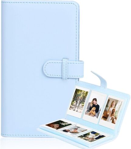 ألبوم صغير يحتوي على 108 جيوب متوافق مع فيلم Fujifilm Instax Mini، مناسب لـ Instax Mini 12/11/40/Evo/41/Link 3/Liplay، كتاب ألبوم صور 2x3 بوصة لكاميرا Polaroid Snap لكاميرا Canon Ivy 2 (أرجواني أرجواني) in Saudi Arabia