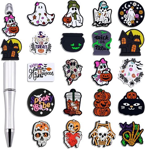 20pcs Nurse Focal Beads for Pens, Silicone Bead Nurse Pen Accessories Hospital Theme Focal Beads for Keychain Jewelry Making Bracelet Necklace Handmade Crafts in Kuwait