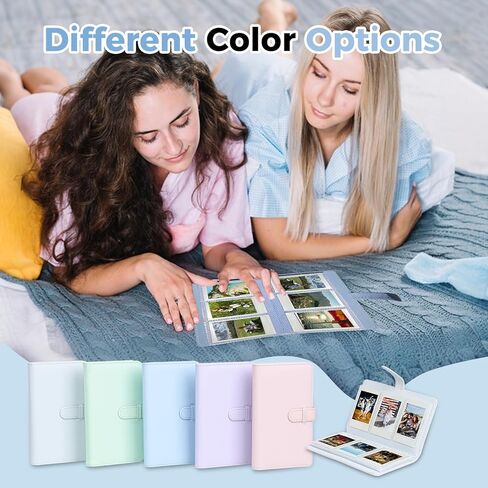 ألبوم صغير يحتوي على 108 جيوب متوافق مع فيلم Fujifilm Instax Mini، مناسب لـ Instax Mini 12/11/40/Evo/41/Link 3/Liplay، كتاب ألبوم صور 2x3 بوصة لكاميرا Polaroid Snap لكاميرا Canon Ivy 2 (أرجواني أرجواني) in Saudi Arabia