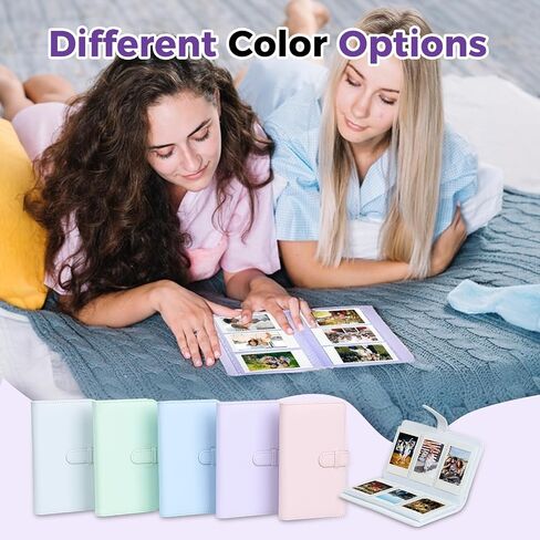 108 Pockets Mini Album Compatible with Fujifilm Instax Mini film, Suitable for Instax Mini 12/11/40/Evo/41/Link 3/Liplay, 2x3 in Photo Album Book for Polaroid Snap for Canon Ivy 2 (Lilac Purple) in Saudi Arabia