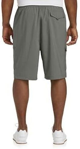 Reebok Big and Tall Performance Ripstop Cargo Shorts Granite 4XL in Saudi Arabia