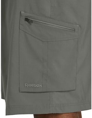 Reebok Big and Tall Performance Ripstop Cargo Shorts Granite 4XL in Saudi Arabia