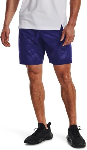 شورت رجالي من Under Armour منسوج مقاس 8 بوصات فضفاض مقاس صغير in Saudi Arabia