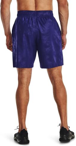 شورت رجالي من Under Armour منسوج مقاس 8 بوصات فضفاض مقاس صغير in Saudi Arabia
