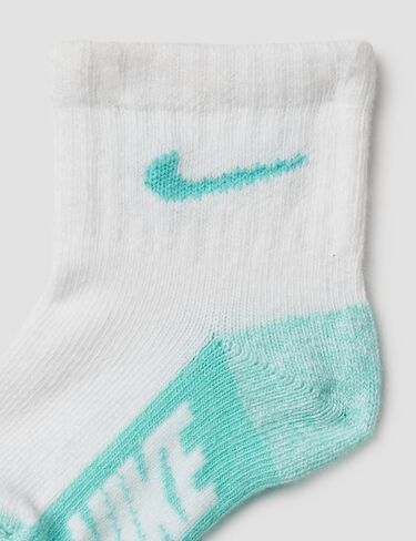 Nike Newborn 6 Pairs Lightweight Ankle Socks Size 6-12 Months in Saudi Arabia