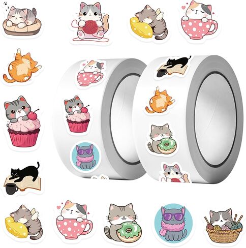 500Pcs Fruit Stickers 10 Design Realistic Food Stickers Colorful Waterproof Fruit Decals Vinyl Stickers for DIY Crafts Home Classroom Rewards Greeting Cards Making Scrapbooking Decor in Saudi Arabia