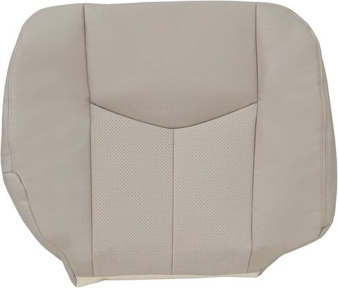 Driver and Passenger Side Bottom Replacement Leather Seat Covers Tan #152 Compatible with Cadillac Escalade 2003 2004 2005 2006 in Saudi Arabia