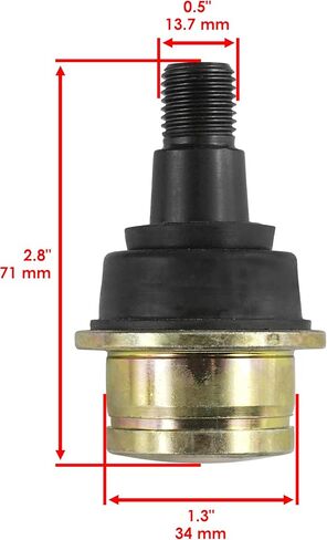 Caltric 2 Front Knuckle Lower Upper Ball Joint Compatible With John Deere XUV835E XUV835M XUV835R in Saudi Arabia