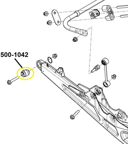 Can-Am Maverick X3 (2013-2023) Trailing Arm Radial Joint 706001373 (EACH) in Saudi Arabia