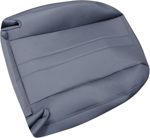 غطاء مقعد من القماش FZJDSD بيوتر رمادي للسائق أو الجانب السفلي من القماش ووسادة إسفنجية للمقعد متوافقة مع Chevy Express GMC Savana Work Van 1500 2500 3500 2003-2014 in Kuwait
