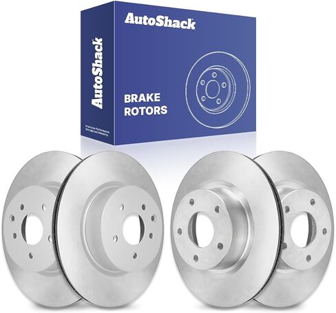 دوارات الفرامل الأمامية والخلفية المحفورة والمشقوقة من AutoShack | بديل لسيارة نيسان ماكسيما 2016-2023 3.5L V6 FWD | لمسة نهائية سوداء غير لامعة | مجموعة مكونة من 4 أجهزة كمبيوتر | بلاك شيلد in Saudi Arabia