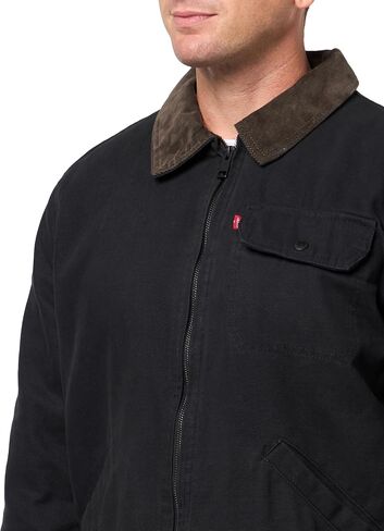 Levi's Men's Workwear Cotton Canvas Corduroy Collar Depot Jacket in Saudi Arabia