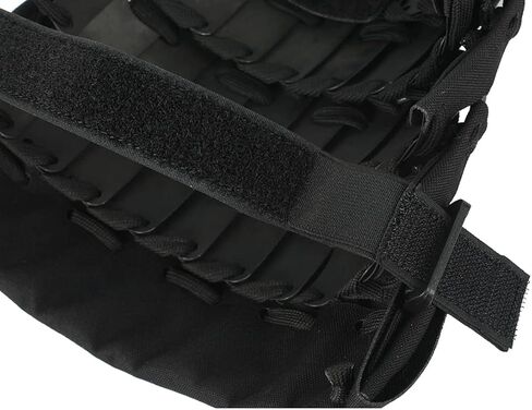 Tactical Shoulder Armor Guards, Medieval Warrior Knight Samurai Combat Protector Defense Gear, 1Pair (without Vest), 1 Shoulder Armor (Black), 21 x 24cm in Saudi Arabia