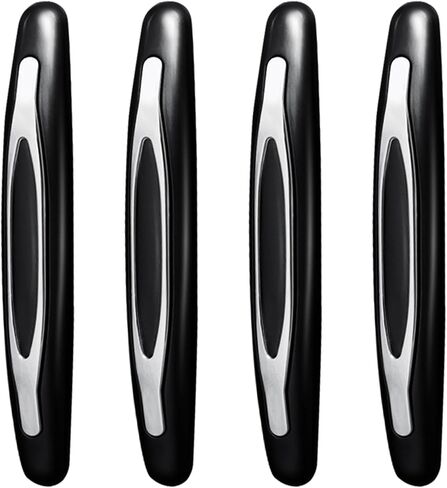 4PCS Car Door Edge Guards, Car Metal Bumper for Doors, Anti-Collision Auto Scratch Protector, Auto Exterior Accessories Self Adhesive Bumper Edge Trim Guard Protector for Most Vehicles (White) in Saudi Arabia