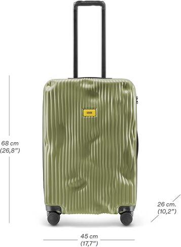 CRASH BAGGAGE | Stripe | Trolley Suitcase | Small Smoke Grey in Kuwait