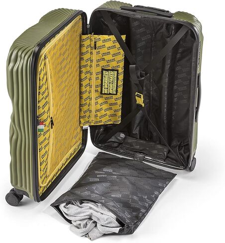 CRASH BAGGAGE | Stripe | Trolley Suitcase | Small Smoke Grey in Kuwait