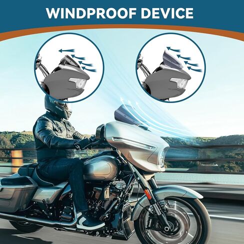 مجموعات الزجاج الأمامي للدراجات النارية مقاس 10 بوصات، الزجاج الأمامي المموج، مقسم الرياح الشفاف مناسب لـ Harley Davidson Street Glide FLHX 2024 2025، CVO FLHXSE 2023-2025، Street Glide Ultra FLHXU 2025-up (بني) in Kuwait