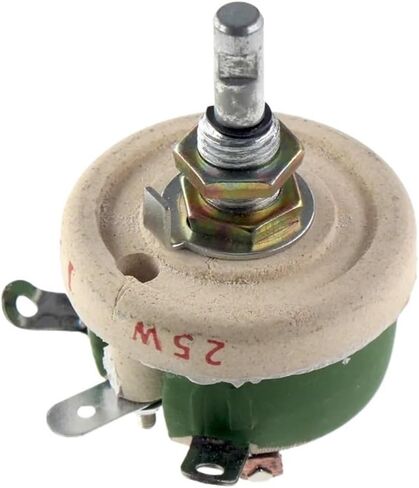 25W BC1 high Power Rheostat Variable Wire Wound Disc Shape Adjustable Resistor Sliding 1R 2R 3R 5R 10R 15R 20R 25R 30R(15R) in Saudi Arabia