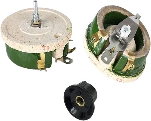 150w BC1 High Power Wirewound Potentiometer Rotary Rheostat Disk Ceramic Variable Resistor 10R 20R 50R 100R 200R 300R(10R) in Saudi Arabia