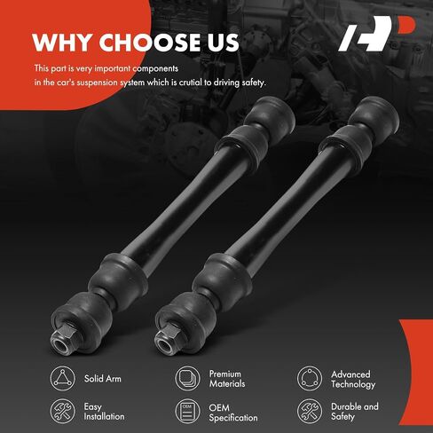 A-Premium 2 x Front Sway Bar Links Stabilizer Bar Links, Compatible with Chevrolet Colorado 2015-2021, Suburban 3500 HD 2016-2019 & GMC Canyon 2015-2021 in Saudi Arabia