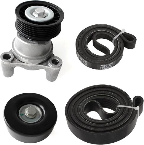 90K-39083A Serpentine Drive Belt Tensioner Pulley Assembly Fit for 2009-2014 Chevrolet Express Silverado Suburban Tahoe GMC Savana Sierra Yukon Cadillac Escalade Hummer H2 H3 12609719 12554027 in Saudi Arabia