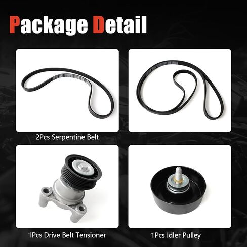 90K-39083A Serpentine Drive Belt Tensioner Pulley Assembly Fit for 2009-2014 Chevrolet Express Silverado Suburban Tahoe GMC Savana Sierra Yukon Cadillac Escalade Hummer H2 H3 12609719 12554027 in Saudi Arabia