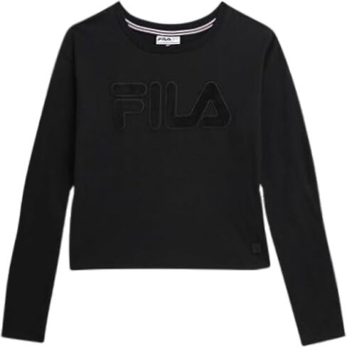 قمصان Fila للفتيات بأكمام طويلة - تي شيرتات برسومات بأكمام طويلة من القطن الناعم للفتيات - قمصان كاجوال لطيفة للفتيات (7-16) in Kuwait