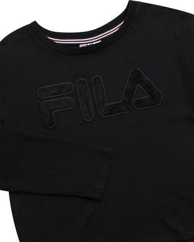 قمصان Fila للفتيات بأكمام طويلة - تي شيرتات برسومات بأكمام طويلة من القطن الناعم للفتيات - قمصان كاجوال لطيفة للفتيات (7-16) in Kuwait