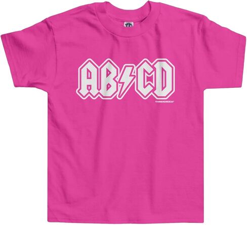Threadrock Little Girls' ABCD Toddler T-Shirt in Saudi Arabia