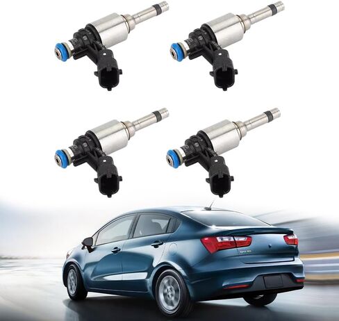 4PCS Fuel Injectors for 2012-2017 Kia Rio/Soul Hyundai Accent/Veloster 1.6L - Multi OE# FJ1146 35310-2B130 35310-2B120 Fits Forte5 Optima Tucson in Saudi Arabia