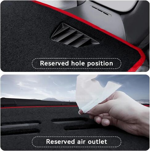 Fit for Nissan NV350 Urvan Cavaran E26 2017-2023,Car Dashboard Cover,Black Dash Cover,Anti-Slip Dash Pad Protective Cover in Saudi Arabia
