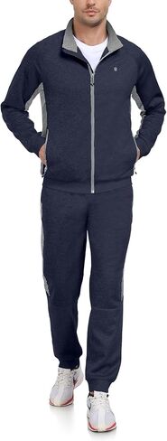 Little Donkey Andy Men's Tracksuit Sweatsuits 2 Piece Set Athletic Jogging Gym Full Zip Sets Sweat Track Suits for Men in Kuwait