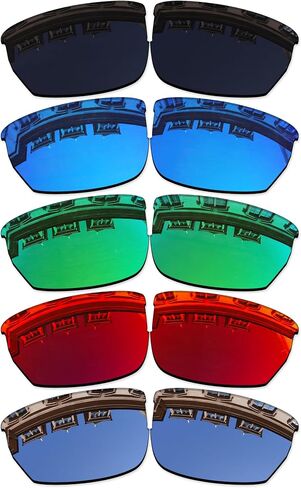 Vonxyz Set of 5 Lenses Replacement for Wiley X Saint 68mm Sunglass Combo Pack in Saudi Arabia