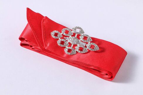 Girls Tulle Lace Glitter Vintage Pageant Prom Dresses with Belt in Kuwait