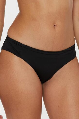 Trina Turk Women's Standard Tab Hipster Bikini Bottom, Cheeky Coverage, Swimwear Separates, Monaco (Black B), 6 in Saudi Arabia