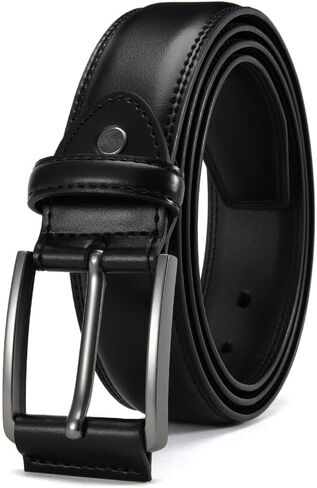 Men's Genuine Leather Dress Belt, Handmade, 100% Cow Leather, Fashion & Classic Designs for Work Business and Casual in Saudi Arabia