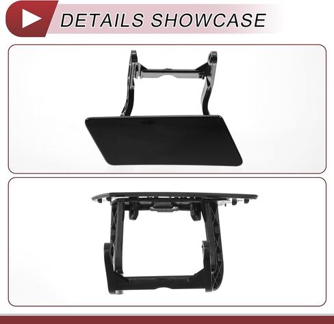 1 Pcs Front Left Side Bumper Headlight Washer Nozzle Cover Cap for Mercedes-Benz GL450 2007-2012 Bumper Trim Nozzle Cover No.1648852722 Black in Saudi Arabia
