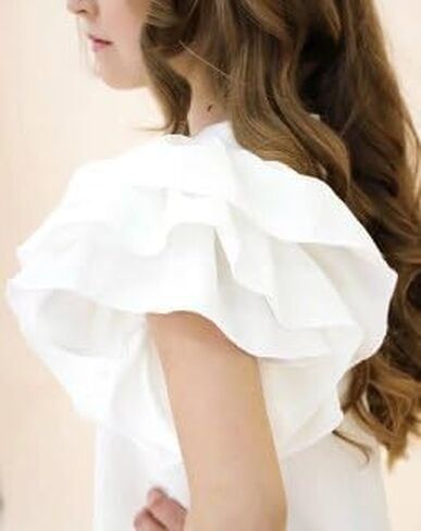 Girl's Dress Short Puff Sleeve Midi Elegant Kids Birthday Holiday Prom in Saudi Arabia