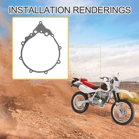 GOOFIT دراجة نارية الجزء الثابت غطاء مولد طوقا استبدال ل XR600R XR600 R XR 600 R 1985-2000 in Saudi Arabia