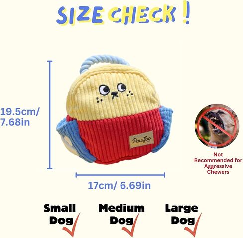 Dog Puzzle Toy, Interactive Snuffle Trash Can Toy for Small Medium Large Dogs – Hide & Seek Treat Dispenser with Squeaky & Crinkle Sounds, 4-in-1 Chew Toy, Durable & Washable in Kuwait