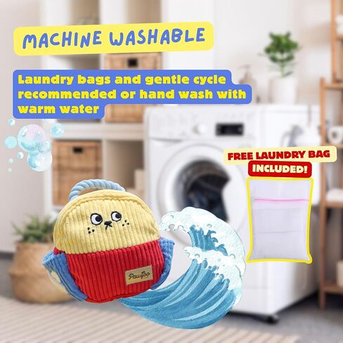 Dog Puzzle Toy, Interactive Snuffle Trash Can Toy for Small Medium Large Dogs – Hide & Seek Treat Dispenser with Squeaky & Crinkle Sounds, 4-in-1 Chew Toy, Durable & Washable in Kuwait