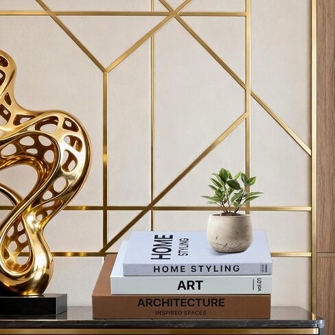 Decorative Books Set of 3, Modern Faux Books for Coffee Table, Bookshelf & Mantel Decor, Multi-Functional Storage Boxes for Photos & Keepsakes, Aesthetic Home Decoration Accents in Saudi Arabia
