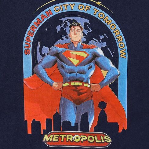 WARNER BROS Superman Boys Short Sleeve T-Shirt for Big Kids in Saudi Arabia