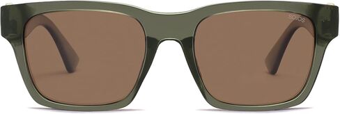 نظارات شمسية مربعة مستقطبة عصرية من SOJOS للنساء والرجال، UV400 Retro Square 70s 80s 90s Shades SJ2622 in Kuwait