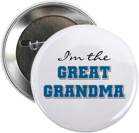 CafePress Blue I'm The Great Grandma 2.25&Quot; Button 2.25" Button in Saudi Arabia