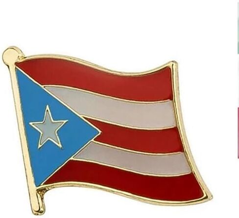 PUERTO RICO FLAG PIN 0.5" Puerto Rican National Pride Lapel Tie Hat Pinback in Saudi Arabia