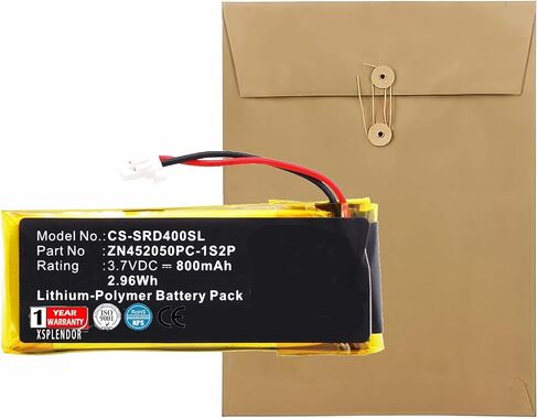 Li-Polymer Replacement Battery for Cardo G9, Scala Rider G9x, Scala Rider G4, Scala Rider G9, G9x, G4 PN WW452050-2P, ZN452050PC-1S2P, BAT00002, BAT00004 800mAh in Saudi Arabia