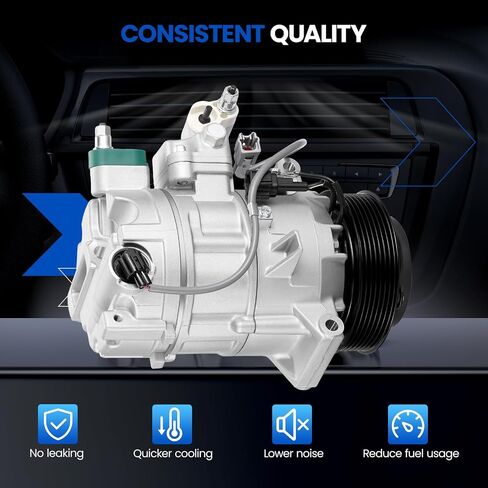 ضاغط تكييف هواء 92600-1CB0A مع قابض متوافق مع إنفينيتي EX35 EX37 FX35 FX37 G37 M37 Q40 Q60 Q70 Q70L QX50 QX70، 3.5 لتر 3.7 in Saudi Arabia